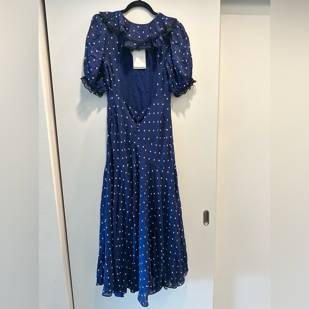 Elegant Reformation Evra Dress Size 6 - Picture 6 of 6